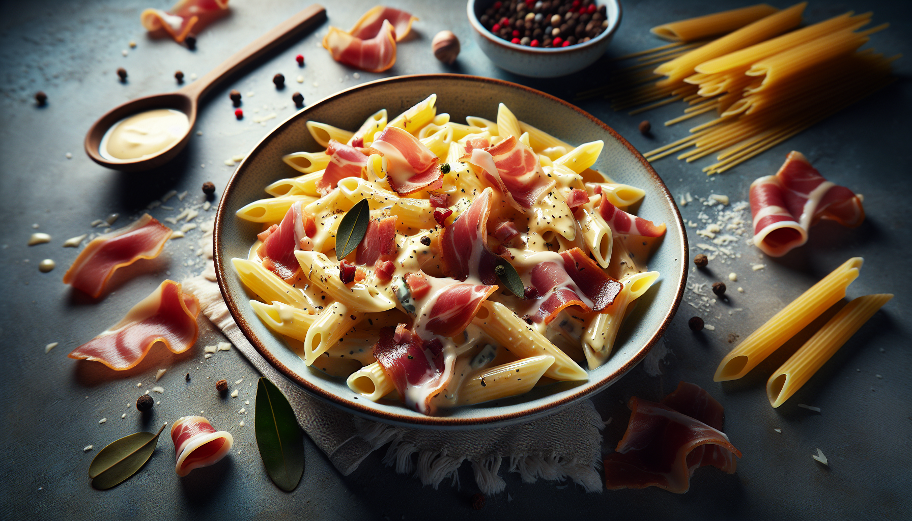 pasta prosciutto e panna